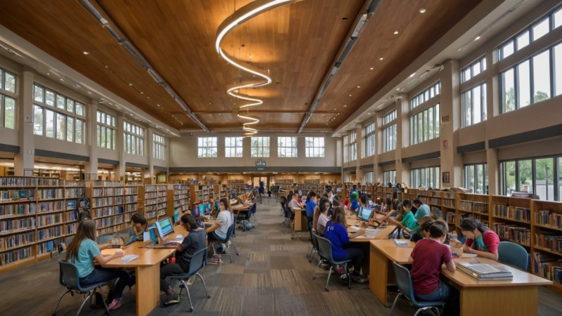 public libraries, school libraries, literacy, education, community engagement, resources, funding, curriculum, accessibility