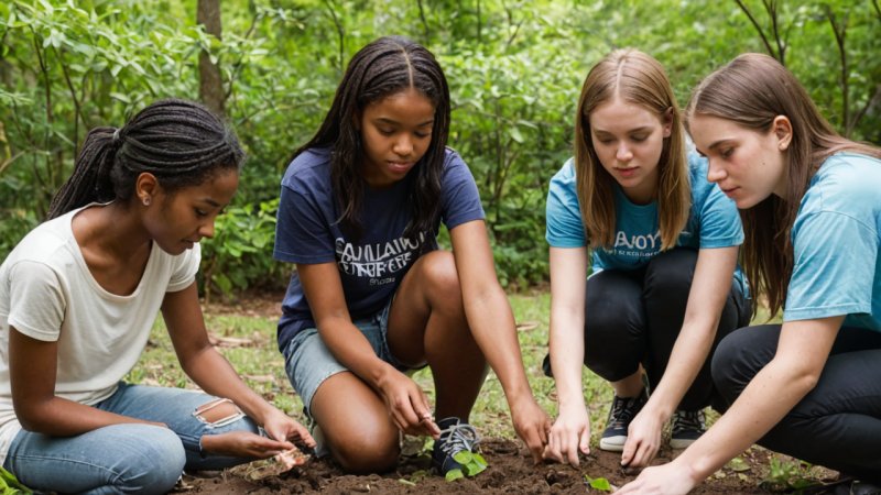 spiritual exploration, adolescence, mental health, community service, personal growth, identity, inclusivity