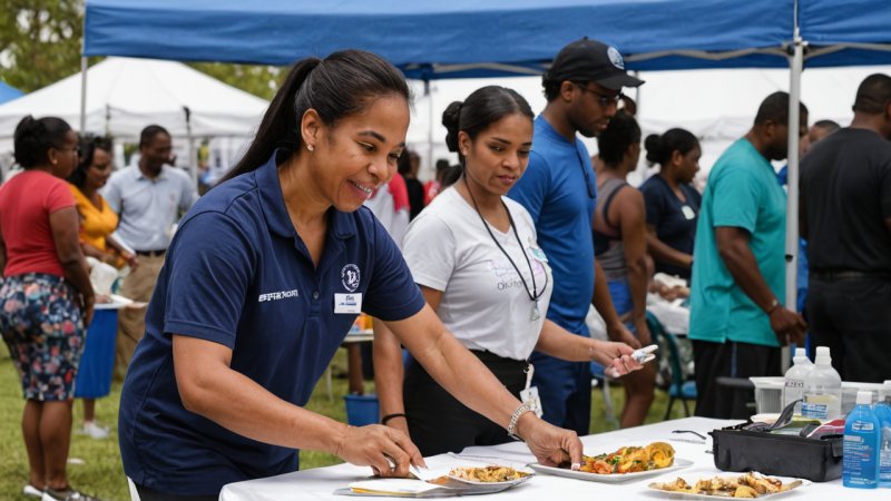 health fair, community wellbeing, health screenings, wellness activities, community service, health education, health initiatives