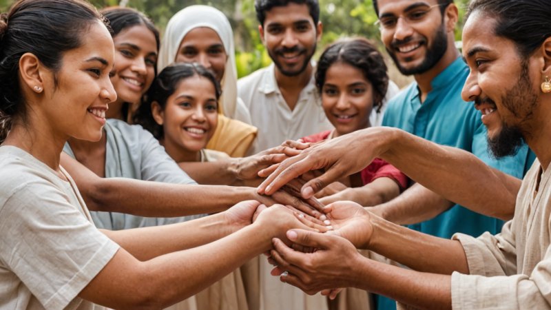 religious teachings, kindness, social justice, compassion, community service, faith, interfaith initiatives, spirituality