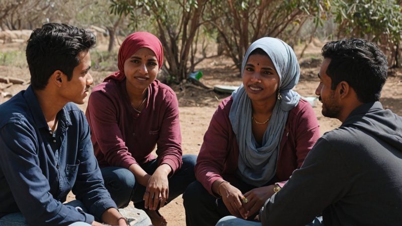 refugee experience, humanitarian aid, community support, resilience, refugee stories, social justice