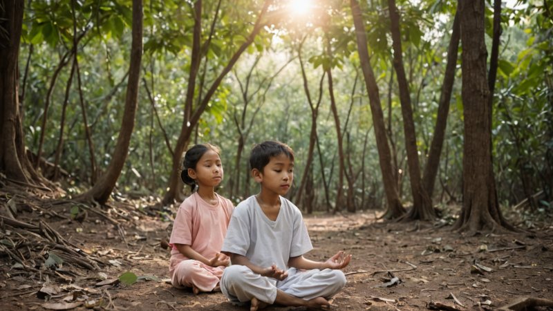 spirituality, resilience, children, mental health, community service, mindfulness, coping mechanisms