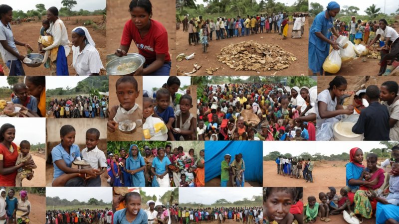 humanitarian aid, development, community service, social justice, poverty alleviation, disaster relief, sustainable solutions