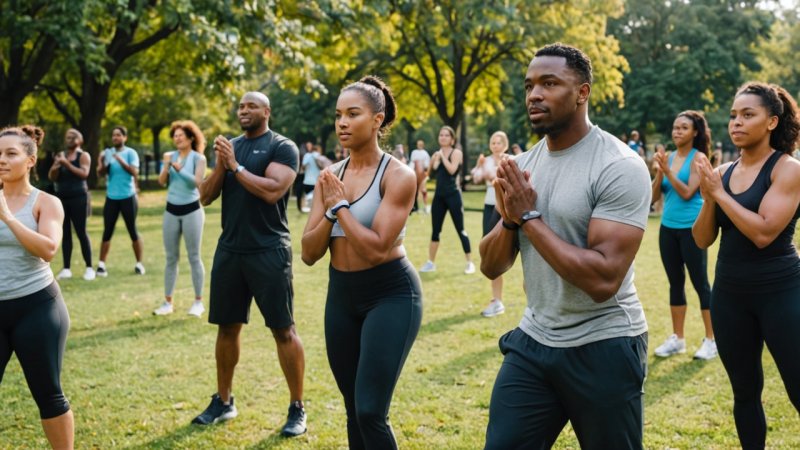 community fitness, health initiatives, wellness, mental health, youth sports, healthy eating, community development