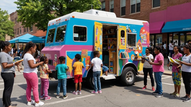 literacy programs, urban education, community service, innovative education, reading initiatives, empowerment through literacy